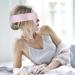 2 Pcs Silk Satin Eye Masks - Adjustable Sleep Masks for Games | Pink Black & White - Smooth Blindfolds for Ultimate Comfort - Buy Online on GoSupps.com