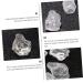 Toyandona 2ST Quartz Mineral Specimens - Geological Rehearsal Sample Ores for Teachers - Natural White Crystal Decor - 3x3cm Transparent Ore Decorations (2 PCS) - Buy Online on GoSupps.com