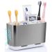 Toothbrush holder electrical toothbrush toothbrushes brushed nickel standing for bathroom large toothbrush organizer set drainage with adjustable partitions for family