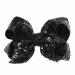Xansema Hair Bows for Girls  4 Inches Sequins Bows Alligator Hair Clip Hair Barrettes Accessories for Women Teens Girls Kids (Black)