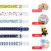 6-Pack Adjustable Baby Pacifier Clips - Unisex Toothing Holder Belt for Boys & Girls - Buy Online on GoSupps.com