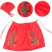 Zerodeko 2pcs Buddha Cape Red Buddha Cloth Delicate Fabric - Buy Online on GoSupps.com