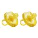 Natursutten Butterfly Natural Rubber Pacifier Rounded 2-Pack (0-6 Months)