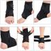Ankle Brace - Adjustable Elastic Support for Sports Injury Recovery & Joint Pain Relief | Breathable Neoprene Sleeve & Football Ankle Guard - Buy Online on GoSupps.com