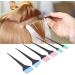 6pcs Hair Dye Applicator Brushes Silicone Hair Dye Brush Soft Bristles Hair Coloring Kit Hair Bleach Tinting Diy Tool for Home Barber Shop Salon - Buy Online on GoSupps.com