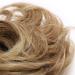 Shop Silk-Co Hair Part with Rubber Band - 35g Wavy Soft Dutt Hair Extensions for Messy Bun Updos in Golden Brown & Blonde - Buy Online on GoSupps.com