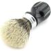 Jag Shaving Badger Hair Shaving Brush - Super Silver Tip & Black Handle for Perfect Wet Shaving | International Shipping - Buy Online on GoSupps.com