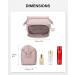 BAGSMART Travel Makeup Bag Organizer Case for Women - Pink - Buy Online on GoSupps.com