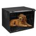 Dog Wire Crate Cover Kennel Cover Waterproof Dog Cage Covers with Front Side Openings and a Storage Pocket (30 Inch)