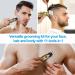 Professional Zero Gapped T-Blade Hair Clippers for Men - Cordless Rechargeable Trimmer with LCD Display - Electric Beard and Hair Cutting Kit - Bronze - Buy Online on GoSupps.com