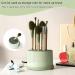 Buy 3 in 1 Silicone Makeup Brush Cleaner Mat & Organizer - Green | Efficient Brush Cleaning & Drying Solution - Buy Online on GoSupps.com