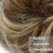Sandy Brown to Bleach Blonde Messy Hair Bun Donut Chignon Updo Scrunchie - 25g Hairpiece Extension - Buy Online on GoSupps.com