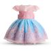 NNJXD Baby Girl Tutu Birthday Party Dress 12-24 Months - Pink & Blue - Buy Online on GoSupps.com