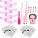 ANDERK Eyebrow Stencil 8 Styles Eyebrow Shapes Grooming Stencil Set of Eyebrow Drawing Guide Card Brow Shaping Template 5 Pieces Eyebrow Pencil Eyebrow Shaping Tool DIY Makeup Tools