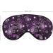 Violet & Purple Paisley Sleep Mask for Women - Adjustable Eye Shades with Elastic Strap - Buy Online on GoSupps.com