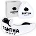 Pantha Sports Mundsprung - for ideal breathing & adaptability |Dental protection for boxes MMA kickboxing muay thai martial arts & hockey |With transport box ... white / black