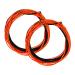 Goture Tenkara fishing line 2 pieces conical swimmer polyester cord rolled up braided tipper ring fly cord 12 feet/3.6 m length 2 colors red