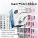Magnetic Window Cleaner Magnetic Glass Cleaner Brush Tool Super Powerful Magnets Double-sided Glass Wiper Cleaner Anti Drop Scratch Free Ultra-Strong Both Side Glass Surface Cleaning Brush S(3 8mm) to Single-layer Ordinary Thin Glass  - Buy Online on GoSupps.com