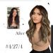 Vivien Extensions | Real Hair Clip-In Balayage Extensions | Dark Brown & Caramel Brown #4/27/4 | 18 Inch 120g | 7PCs 45cm - Buy Online on GoSupps.com