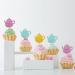 Set of 24 Teapot Cupcake Toppers Gold&Pink Glitter Afternoon Tea Cupcake Picks Teapot Cake Decorations for Tea Party/Baby Shower Party Supplies - Buy Online on GoSupps.com