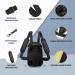 YUDODO Adjustable Pet Dog Carrier Backpack for Hiking/Camping, Small/Medium Dogs, Cats, Rabbits - Black - Buy Online on GoSupps.com