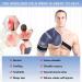 Shoulder Ice Pack for Pain Relief - Reusable Compression Gel Cold Therapy Wrap for Rotator Cuff Injuries - Black - Buy Online on GoSupps.com