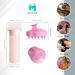 MEGAVOW Hair Dye Brush Dyeing Shampoo Bottle 180ml with Scalp Massager Oil Comb Hair Scalp Treatment Tools Applicator Bottles (Pink) - Buy Online on GoSupps.com