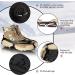 PeCube Ice Cleats for Shoes and Boots - 20 Stainless Steel Spikes - Anti-Slip Traction Cleats for Light Hiking, Trail Running, Ice Fishing - Black (Small) - Men Women Kids - Buy Online on GoSupps.com