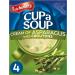 Batchelors Cup a Soup Cream Of Asparagus With Croutons Instant Soup Sachets 117 g Box (Pack of 9 Boxes - Each Contains 4 Sachets)