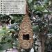 Hand-Woven Eco-Friendly Teardrop Bird Hut | Hanging Grass Bird House | 100% Natural Fiber | Shelter from Cold Weather - Buy Online on GoSupps.com