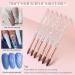 Saviland 10PCS Kolinsky Acrylic Nail Brush Set | Crystal Texture Brushes for Acrylic Powder | Ideal for Nail Salons and Beginners | Sizes 4-22 - Buy Online on GoSupps.com