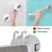 AmeriLuck 12 Suction Bath Grab Bar with Indicators - Bathroom Shower Handles - Silver/Grey (Pack of 2) - Buy Online on GoSupps.com