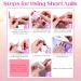 U-Shinein UV Gel Strips Semi-Cured Nail Wraps Self-Adhesive Gel Nail Strips French Gel Nail Stickers Full Wraps Manicure Nail Art Nail Decoration Long Lasting Nail Design Wraps F04 - Buy Online on GoSupps.com