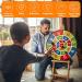 Kizmyee 26'' Dinosaur Themed Dart Board Set for Kids - Double Sided with Sticky Balls and Darts - Indoor/Outdoor Party Games Toy for 3-12 Years Old - Buy Online on GoSupps.com