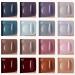 Gellen Gel Nail Polish Kit - 16 Cool Neutrals Shades with Top & Base Coats for Elegant Wine Brown & Gray Nails - Starter Nail Polish Set - Buy Online on GoSupps.com