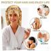 2PCS Long Satin Braids Bonnets - Gold Black Silk Adjustable Sleep Cap for Women - Large Size for Long Curly Hair - Buy Online on GoSupps.com