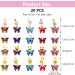 20 pieces braids jewellery butterfly braids metal cuffs lock clips hair accessories dreadlocks hair spirals clips hair beads dreadlock alloy hair braiding hair rings DIY women and men - Buy Online on GoSupps.com
