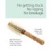 Ibiza Hair Professional B Series Round Boar Hair Brush with Blonde Bristles - Cork Handle | Ideal for Color Treated & Fine Hair | Add Texture & Shine - Buy Online on GoSupps.com