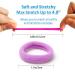 100Pcs Baby Elastics Hair Ties - Candy Color Seamless Girls Hairbands - Multi-Colored Hair Bobbles for Girls - 3cm Ponytail Holder Hair Accessories - Buy Online on GoSupps.com