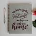 BOOLOOEN Silkscreen Stencil Transfers - Reusable Self-Adhesive for Wood, Fabric, Paper - Home Decoration - 8.5 x 11 - Welcome Home - Buy Online on GoSupps.com