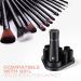 NICARE Electric Makeup Brush Cleaner & Dryer Machine | 8 Rubber Collars | Wash & Dry in Seconds | Deep Cleaning for Cosmetic Brushes (Black) - Buy Online on GoSupps.com