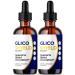 (2 Pack) GlicoShield Drops - Official GlicoShield Pro Support Supplement Drops - Maximum Strength Original Natural To Overall Wellness And Support Health GlicoShield Reviews 2 Bottles For 2 Months