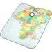 Adjustable Hair Cutting Cape with Map Design - Professional Hairdresser Apron for Cutting Dyeing & Styling | International Shipping - Buy Online on GoSupps.com