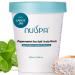 Nuspa Peppermint Sea Salt Scalp Scrub Natural Scalp Exfoliator Dandruff Dry Scalp Treatment Shampoo with Moisturizing Jojoba Oil and Avocado Oil Cruelty-free