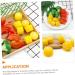 Zerodeko 24 Pcs Simulated Vegetables Faux Slices Fake Vegetable Ornaments Plastic Simulation Vegetable Fake Lettuce Photo Prop Artificial Vegetable Display Props Fake Props Corn Model Pvc Yellowx4pcs 3.8x3.8cmx4pcs - Buy Online on GoSupps.com