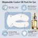 Leekalos 80 Pairs Castor Oil Pack Wrap for Eye Patches | Highly Absorbent Flexible No Wash - International Shipping Available - Buy Online on GoSupps.com