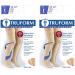 Truform Compression Thigh High Lace Top Stockings 20-30 mmHg - Beige Small (Pack of 2) - International Shipping Available - Buy Online on GoSupps.com