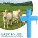 Cow Sheep Mouth Opener Convenient to Use Gastric Lavage Veterinary Mouth Opening Tool Animals Livestock Breeding Euipment for Farm Blue(Large) - Buy Online on GoSupps.com