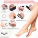 Waterproof Electric Callus Remover for Feet - Rechargeable Pedicure Kit with 3 Roller Heads, 2 Speeds, LED Display - Foot File for Hard, Cracked, Dry, Dead Skin - Buy Online on GoSupps.com