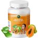 Parle Ropvatika Aloevera Papaya Gel 500 Gram 100% Pure Natural Aloe Vera Gel - Ideal for Skin Face Acne Scars Hair Care Moisturizer & Dark Circles (Aloevera Papaya Gel 500gm)